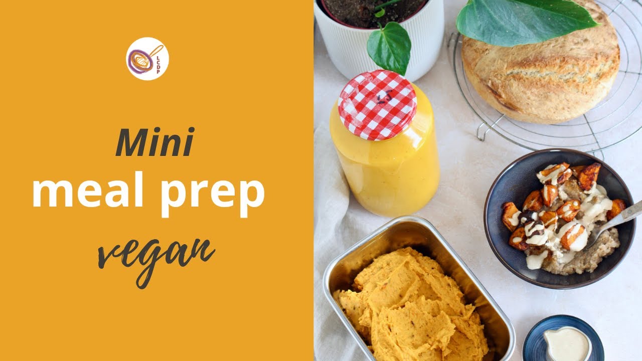 Mini meal prep VEGAN / 1 jour dans notre assiette / ORGANISATION des courses