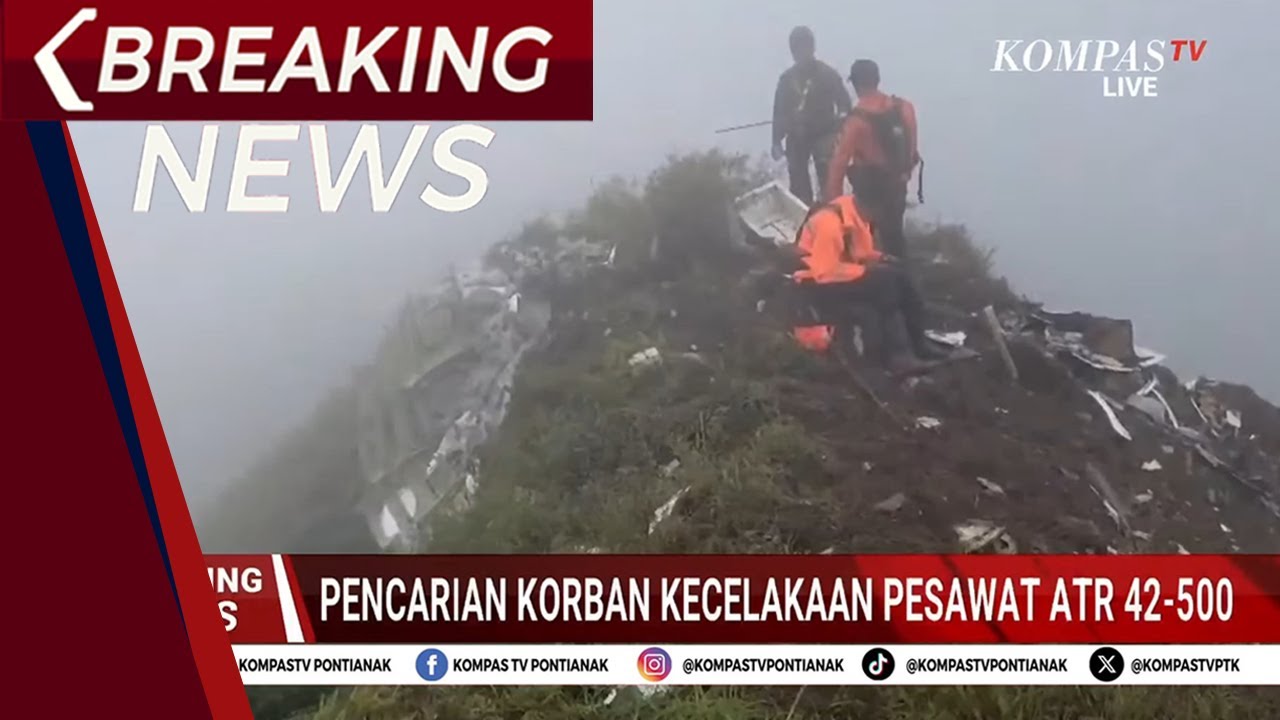 BREKING NEWS -  Pencarian Korban Pesawat ATR 42-500 di Gunung Bulusaraung