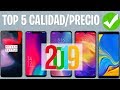 TOP 5 MOVILES GAMA MEDIA CALIDAD PRECIO 2019 | Lo MEJOR que puedes comprar