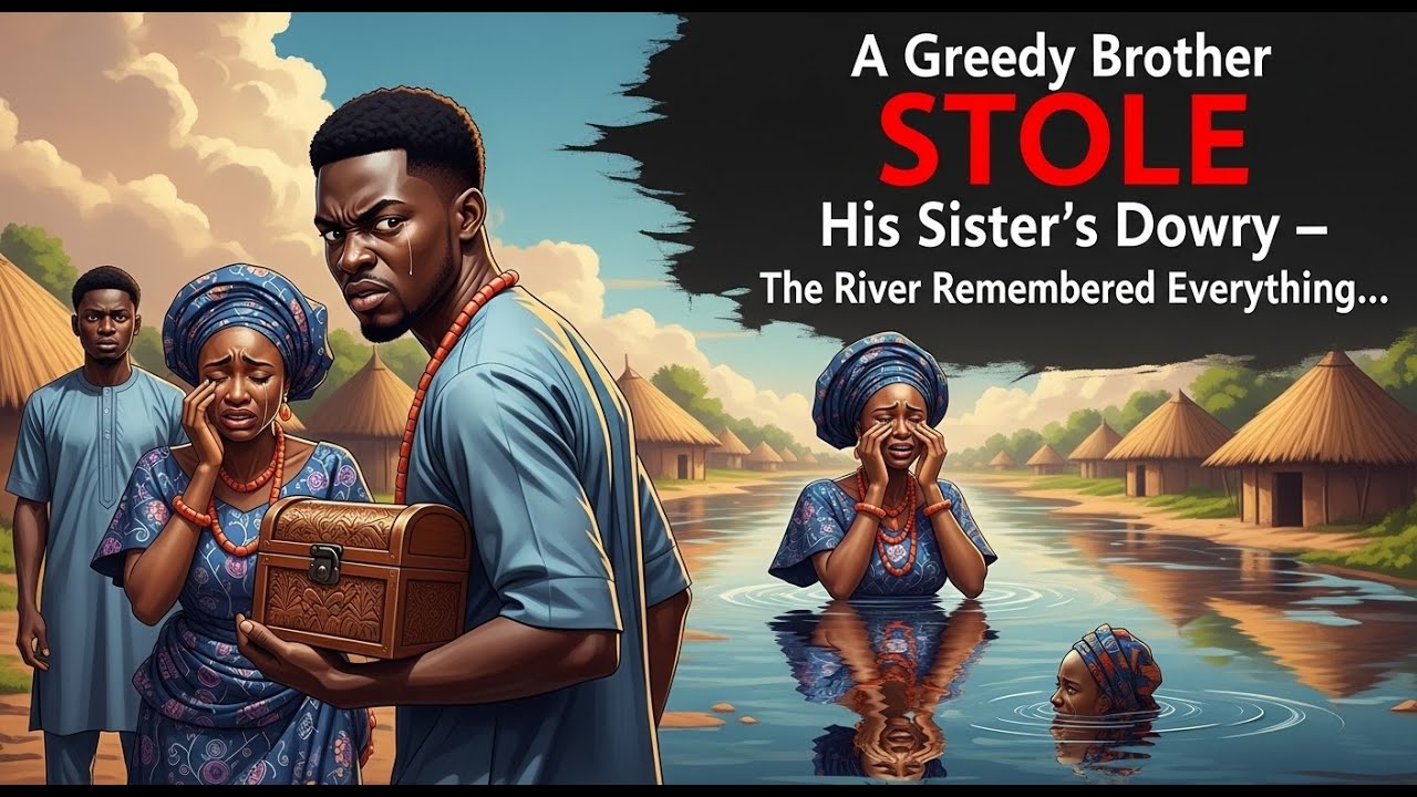 A Greedy Brother STOLE His Sister’s Dowry — The River Remembered Everything…#africanstories