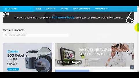 How to install Bege digital opencart theme