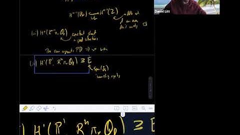 Étale cohomology - 12/15/2020