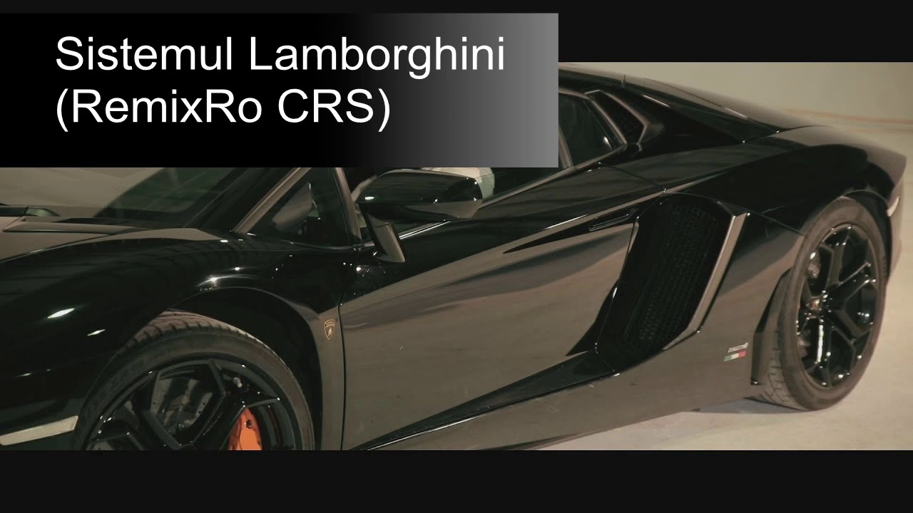 Синий lamborghini remix