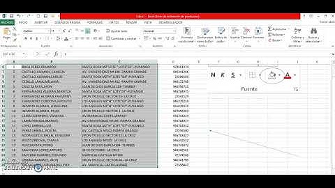 USO DEL GRUPO DE COMANDO FUENTE DE LA PESTAÑA INICIO EXCEL