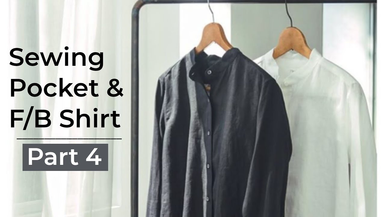 DIY Shirt | Sewing Shirt • ( Sewing front & back of the shirt )