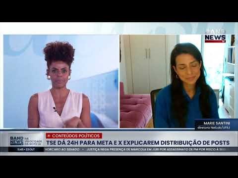 TSE gives Meta and X 24 hours to explain unequal distribution of political posts | BandNews TV