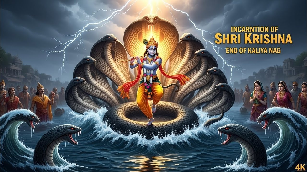 भाग 32  कालिया नाग पर श्री कृष्ण का तांडव 😱 | YAMUNA में विष का अंत | Krishna vs Kaliya Nag | DJ