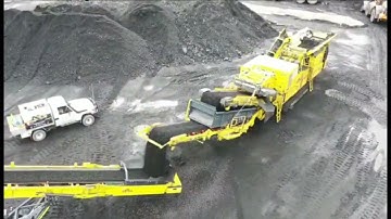 IMPACTOR - Keestrack R6h Impactor crushing coal to -50mm