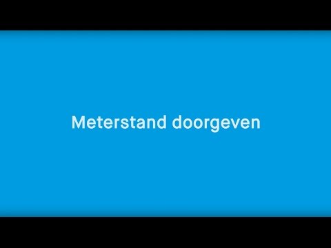 Hoe geef ik mijn meterstand door? (uitnodiging via e-mail)