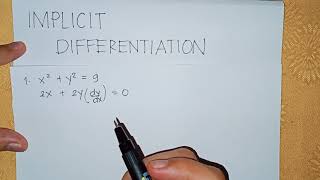 Implicit Differentiation Tagalog