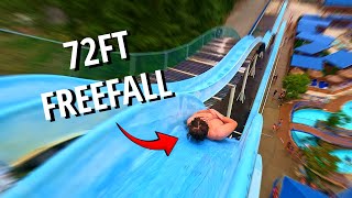 We Survived The Famous 72ft Drop WaterSlide (Cultus Lake Waterpark)