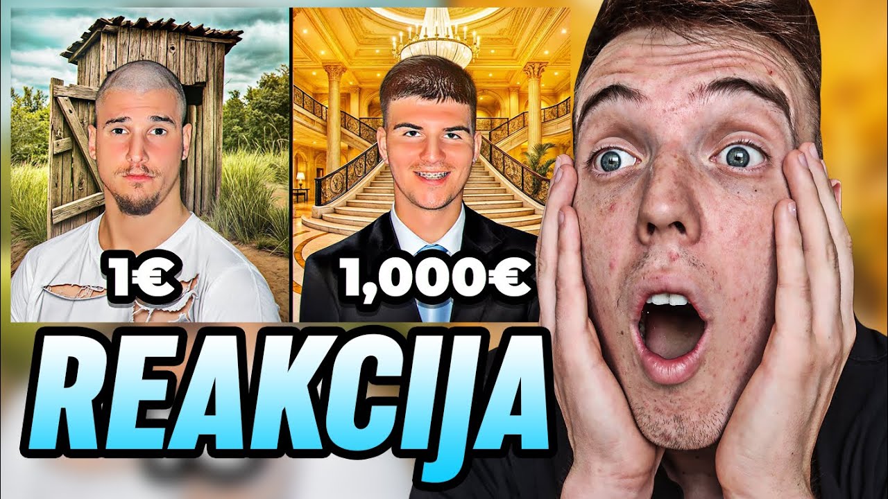 1€ vs 1000€ na MORU ! *nasli devojke* - CHODA REAKCIJA
