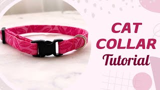 Cat Collar Full Tutorial | Sew Your Pet’s Wardrobe