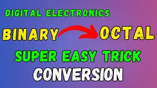 Binary to octal conversion in Hindi || Urdu