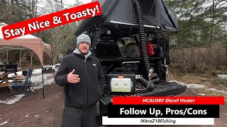 HCALORY Diesel Heater, Follow Up In The Field by NitroZ18 Fishing 1,574 views 2 months ago 9 minutes, 16 seconds