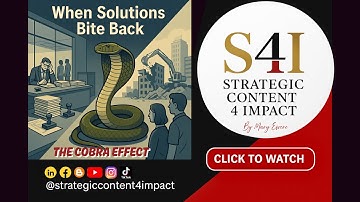 The Cobra Effect - When Our Solutions Create Bigger Problems