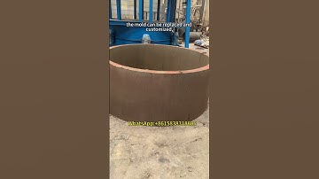 machine for making concrete pipes#concrete pipe making machine #brick#block#drainage  #shors