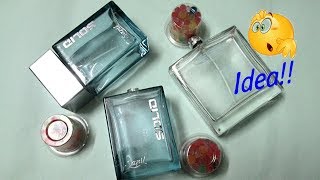 Best craft of perfume bottles||waste material craft||easy and simple Craft||