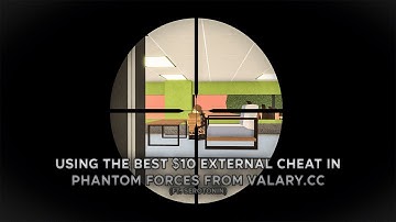 Using the best $10 external cheat in Phantom Forces from Valary.cc (Ft. Serotonin)