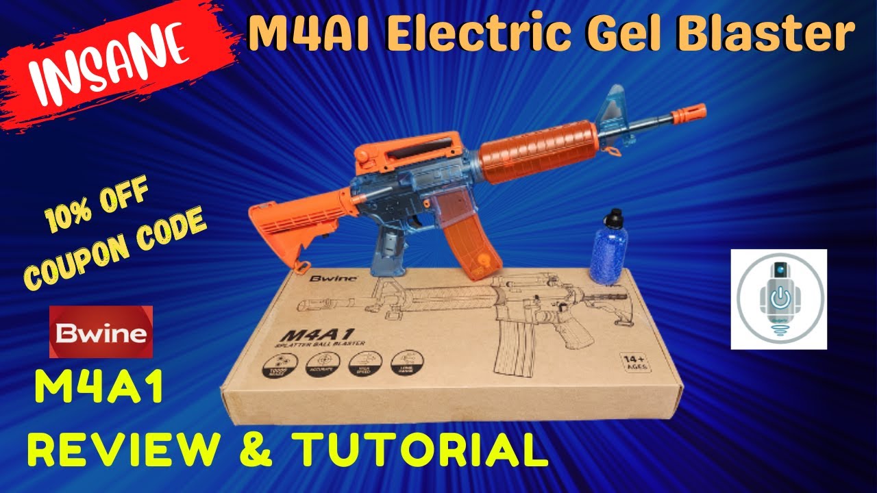 Bwine M4A1 Electric Gel Blaster Full Review & Tutorial 
