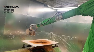 CMA Robotics Spa panels spraying, automatic painting solutions