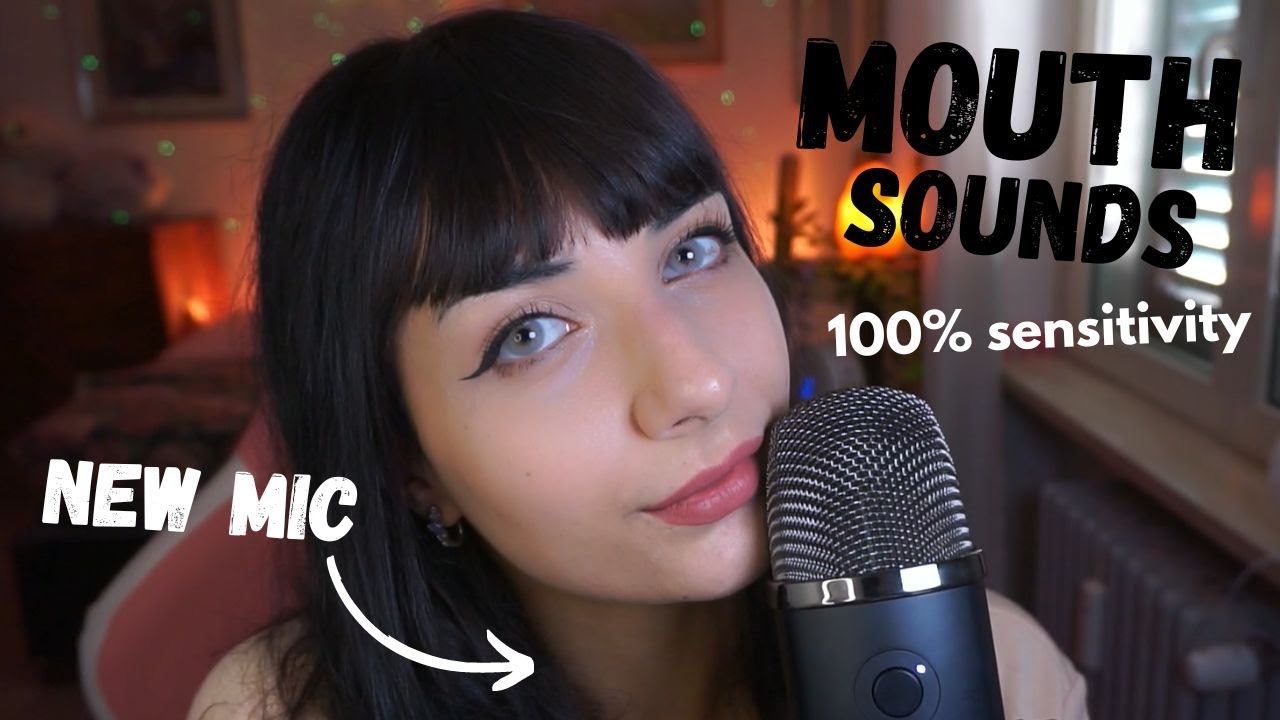 ASMR ITA 💕 Mouth Sounds 100% SENSITIVITY  & Visuals + Hand Movements (New Blue Yeti X)