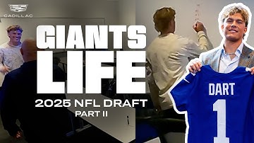How the Jaxson Dart Trade Went Down | Giants Life: 2025 NFL Draft (Part 2)