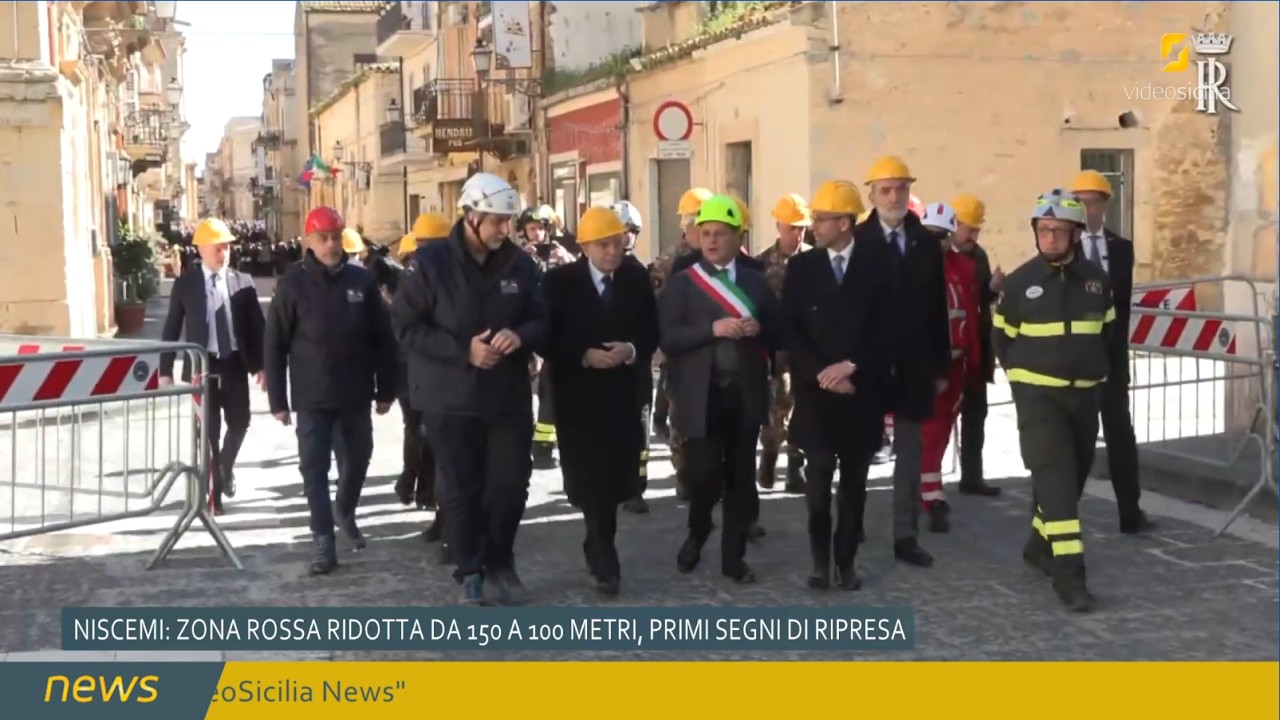 Niscemi: zona rossa ridotta da 150 a 100 metri, primi segni di ripresa