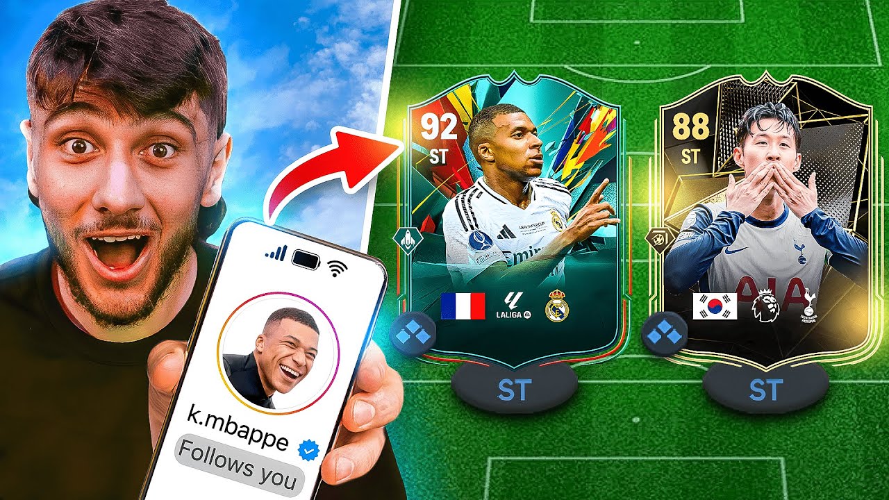 I Used Pro Footballers That FOLLOW Me!