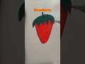 Easy Strawberry Drawing 🍓 | Step by Step for kids #drawingforkids #drawing4kids #shortsviral