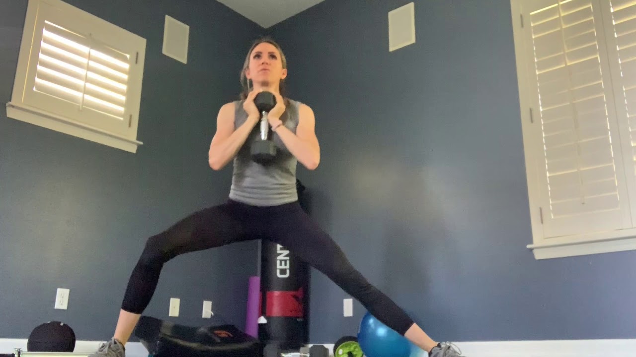 Goblet alternating lateral lunges - YouTube