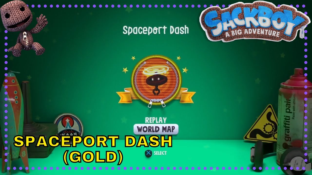 Sackboy: A Big Adventure Spaceport Dash [GOLD]