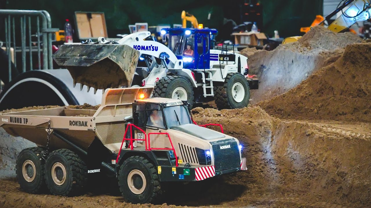 Massive 1/14 RC Construction Site | High-Power 3D Printed Bulldozers & Loaders
