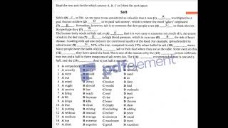 FCE - MULTIPLE CHOICE CLOZE