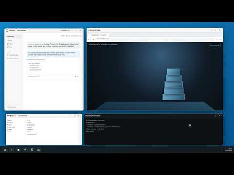 GPT-6 Astra Computer Use: AI Agent Debugging and Fixing a 3D Game on Windows#gpt6astra#chatgpt#pc