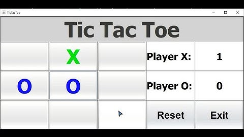 Tic Tac Toe game by Java Netbeans