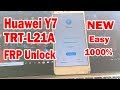 New Method Huawei TRT L21A Frp Bypass  FRP Unlock Done easy 100% Huawei y7 prime V7 0 google account