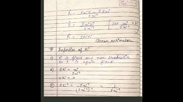 Part 6 Gauss Markov theorem, Variance of Beta one cap is min. in Econometrics #shorts Notes Wizard 🪄