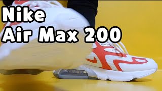 air max 200 white university red