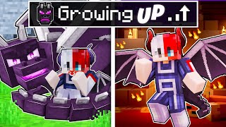 Growing Up As a DRAGON In Minecraft !!