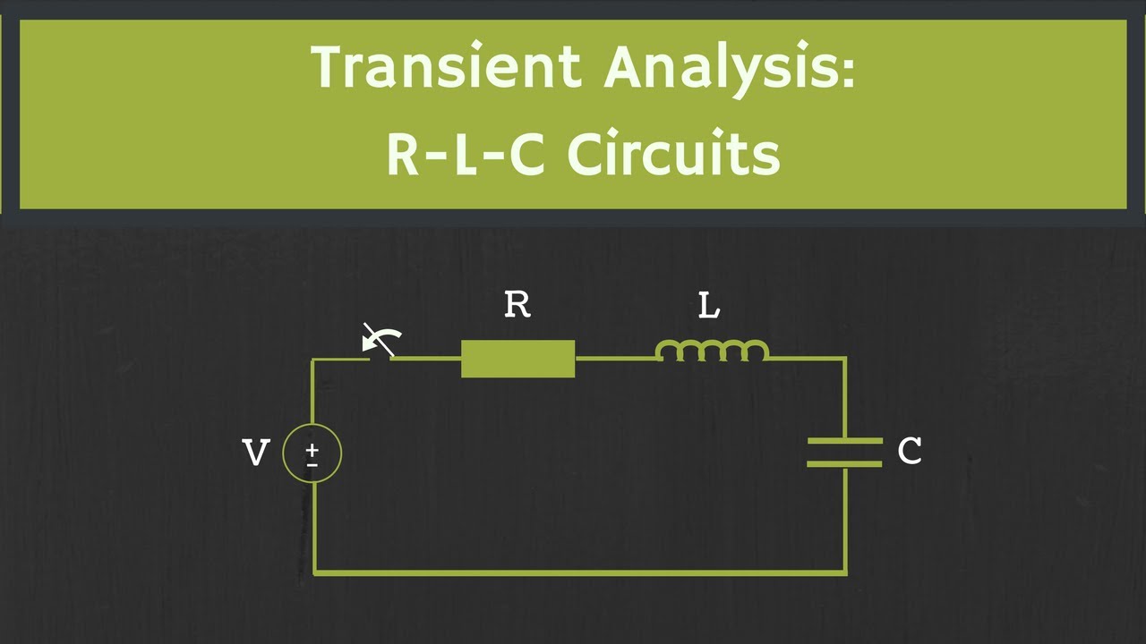 Transient Analysis Of The Rlc Circuit With Examples Youtube