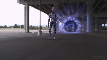 Alien Portal Digital Composite Breakdown (NukeX 11.1)