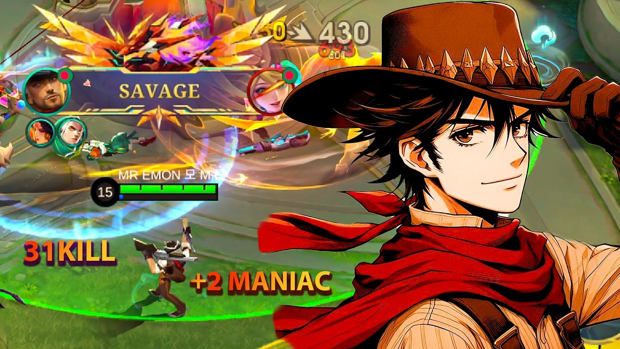 1 SAVAGE +2 MANIAC +31 KILL THE LEGENDERY CLINT !!