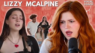 Vocal coach reacts to LIZZY MCALPINE tiny desk concert