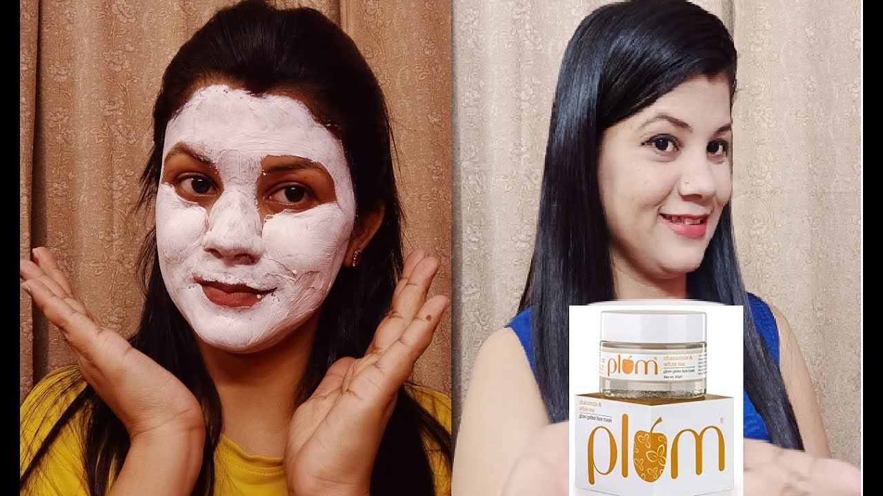 Plum Chamomile & White Tea Face Mask Review In Hindi YouTube