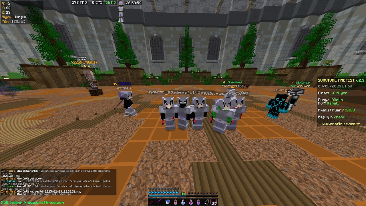 HIT SESLI DUEL PVP -craftrise survival ametist