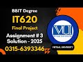 IT620 Assignment 3 solution fall 2025 it 620 project #it620 #project #solution #2026 #it620 #bbit