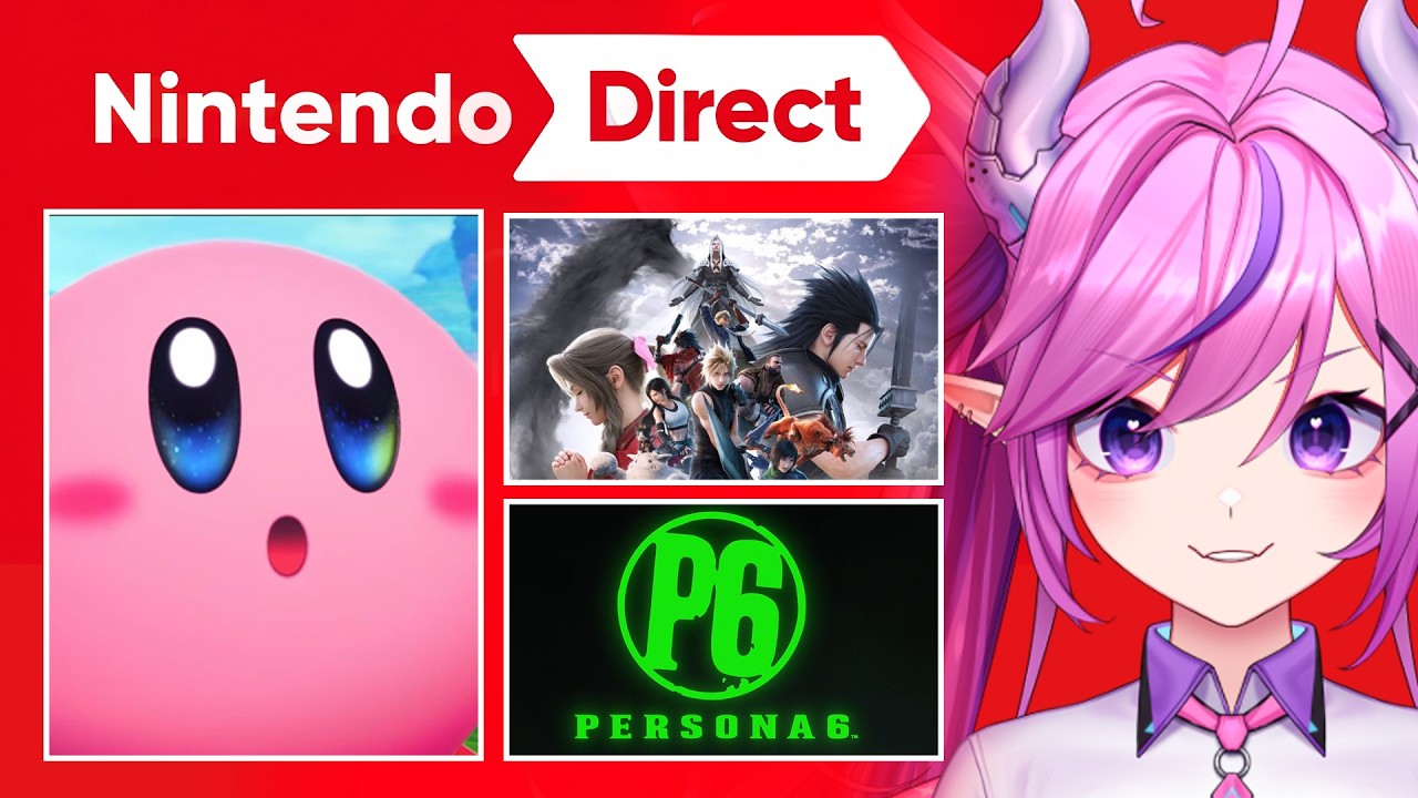 Ironmouse Reacts To The September Nintendo Direct..