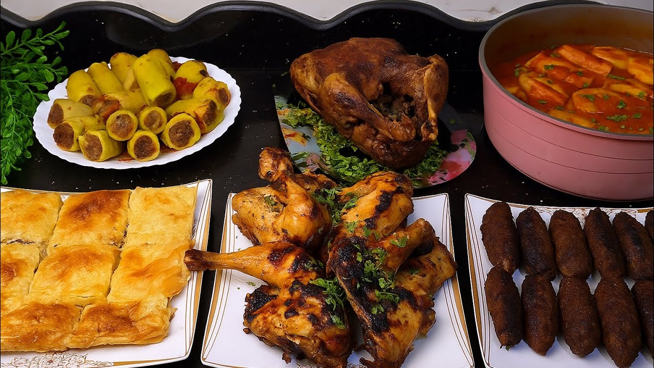 أسرع عزومة كاملة في وقت قياسي ومجهود قليل 👌✨