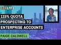 115% Quota Prospecting to Enterprise Accounts (Paige Caldwell - Strategic SDR; Alation)